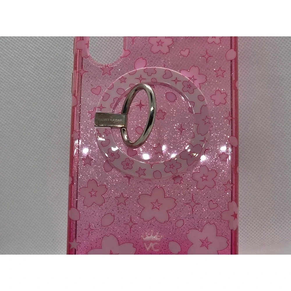Velvet Caviar Cherry Blossom Glitter Samsung Galaxy S25 Ultra Case & Set USED